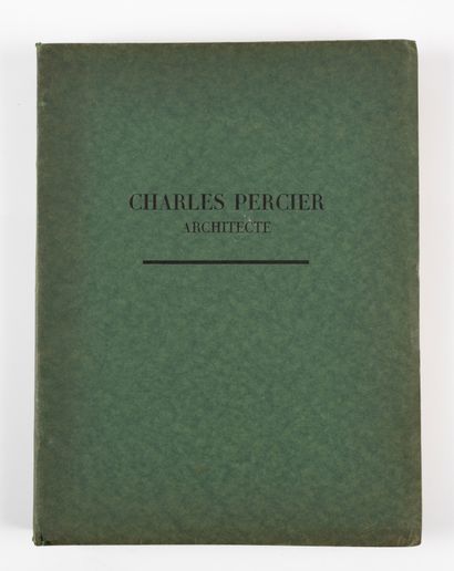 DUPORTAL (Jeanne). 
Charles Percier. 
Paris,...