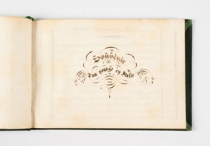 ITALY. -
Souvenir of a trip to Italy.
1842....