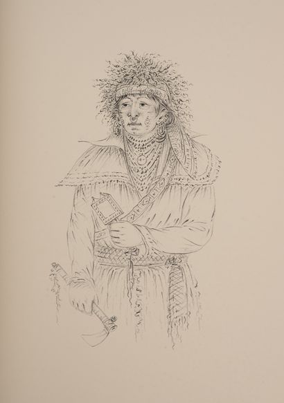 CATLIN (George).
Drawings of the north american...