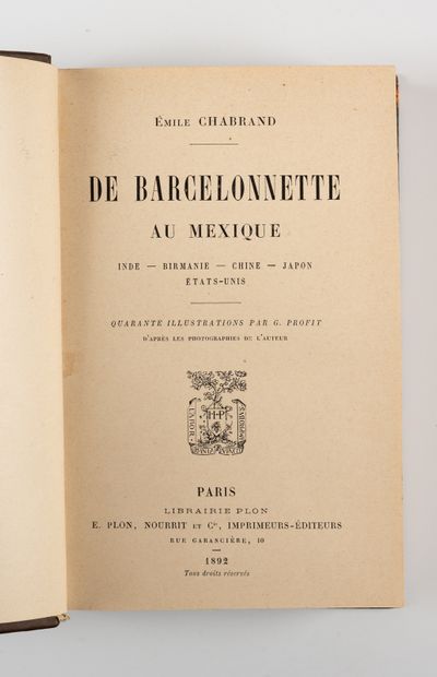 CHABRAND (Emile). 
From Barcelonnette to...