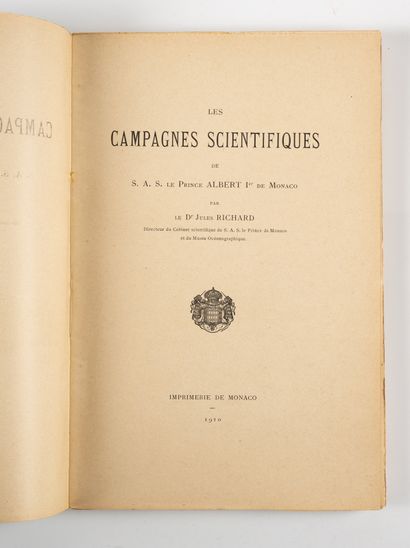 ALBERT I - RICHARD (Jules).
The scientific...