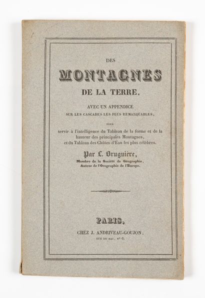 BRUGUIÈRE (Louis).
Of the mountains of the...