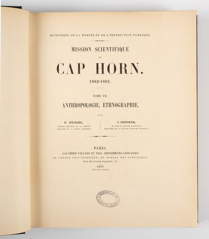 CAP HORN. - 
Scientific mission to Cape Horn,...