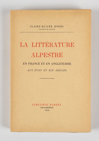 ENGEL (Claire-Éliane).
Alpine literature...