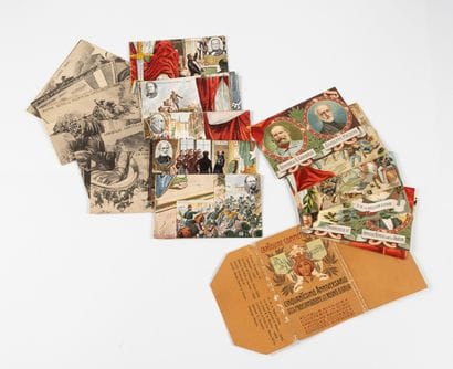 GARIBALDI (Giuseppe). - 
[Postcards celebrating...