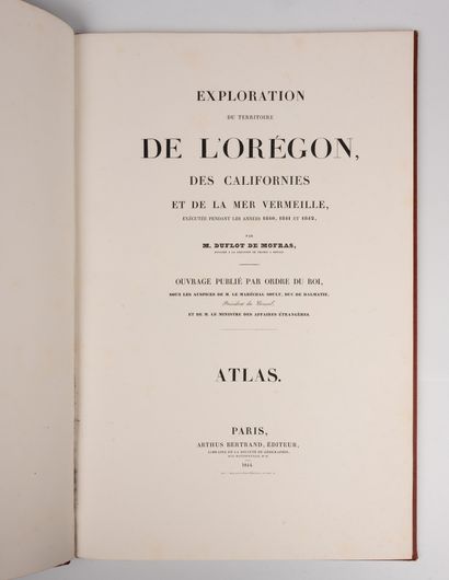 DUFLOT DE MOFRAS (Eugène).
Exploration of...