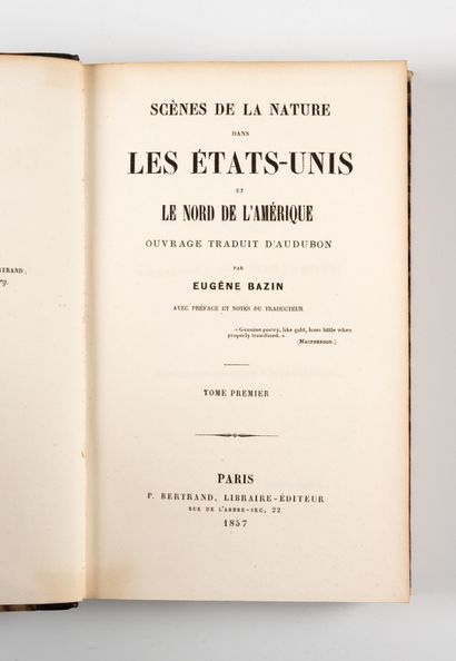 AUDUBON. - BAZIN (Eugene).
Scenes of nature...