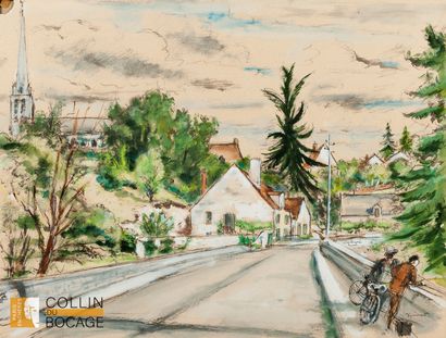 npr André DIGNIMONT (1891-1965)
Cyclist on...