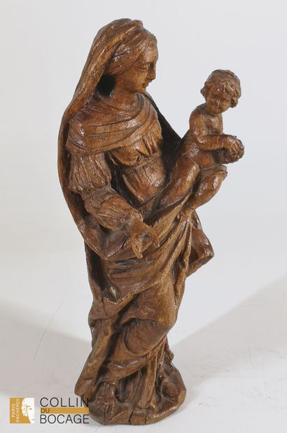 France, 18th century 
Virgin with child and...
