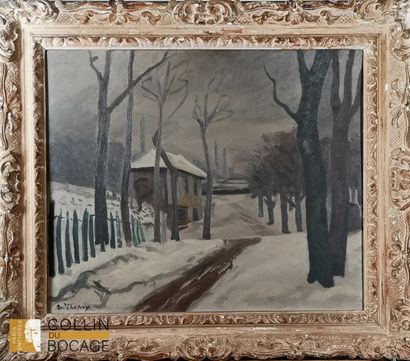 Modern School
Path in the snow
Panel
Signed...