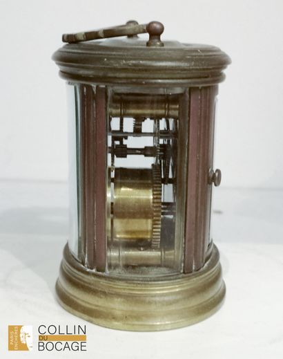 Two table clocks and a barometer JAEGER
Brass....