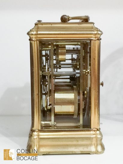 Two table clocks and a barometer JAEGER
Brass....