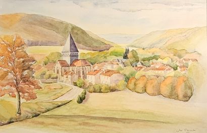 MONIQUE PREVOT
Fish, Haute Marne
 42 x82...