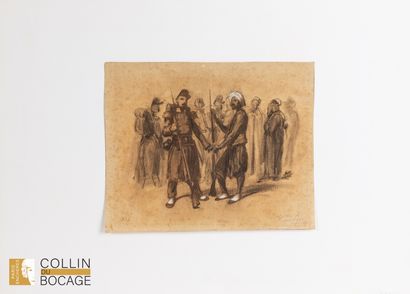 Orientalist school, mid-19th century
Truce...