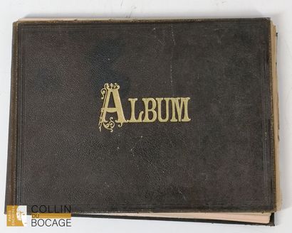 An album of drawings signed Bodard, pencils...