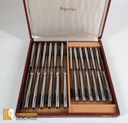 SILVER
Part of a silver-plated menagère