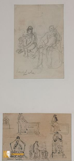 Modern School
Two studies
Graphite; Ink
12...