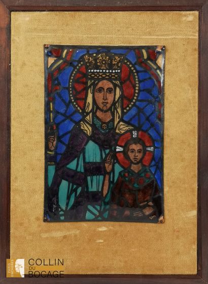 LIMOGES 
Religious themes
Three enameled...