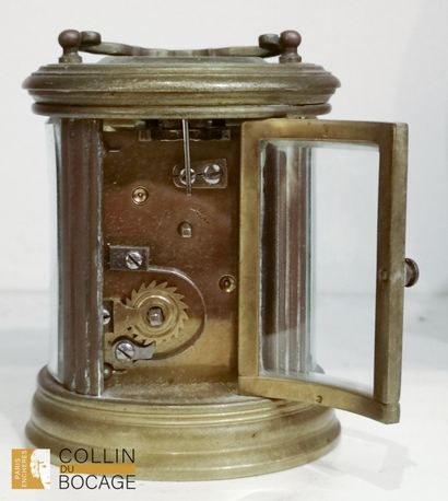 Two table clocks and a barometer JAEGER
Brass....