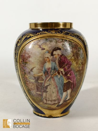 SEVRES (in the taste of) 
Porcelain vase...