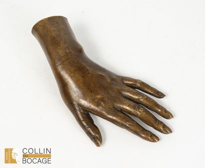 Bronze hand.