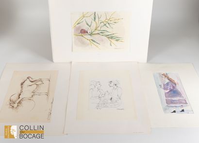 Philippe KAEPPELIN (1918-2011)
Set of four...