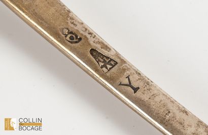 Silver RAGOUT SPOON. 
PERPIGNAN, Paul ALBAR...