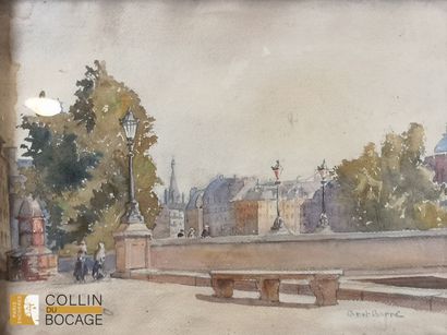 GRET BARRE
View of Paris
Watercolor
27 x...