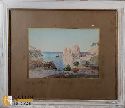 Modern School 
Calanque near Toulon
Watercolor...