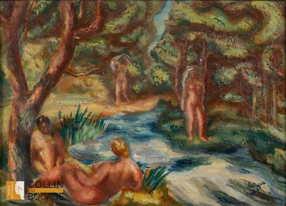 Louis LATAPIE (1891-1972)
Bathers near a...