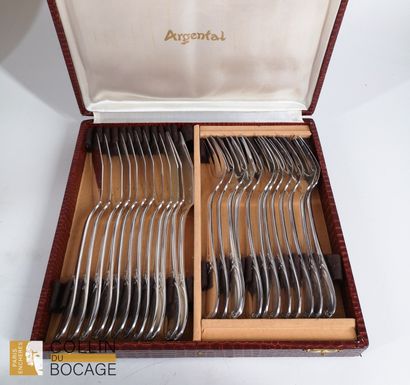 SILVER
Part of a silver-plated menagère