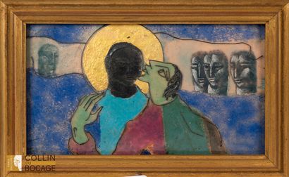 LIMOGES
Two enamelled copper plates
Of which...