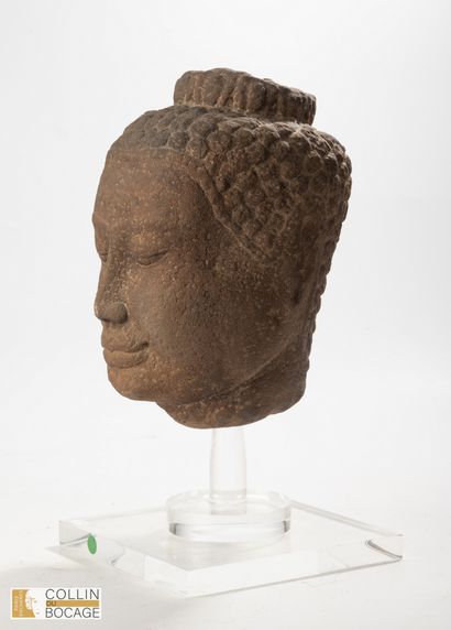 THAILAND, Lopburi, XIII-XIVth century. Buddha...