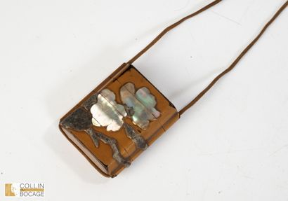 JAPON, époque Edo (1603-1868). Inro à 3 cases...