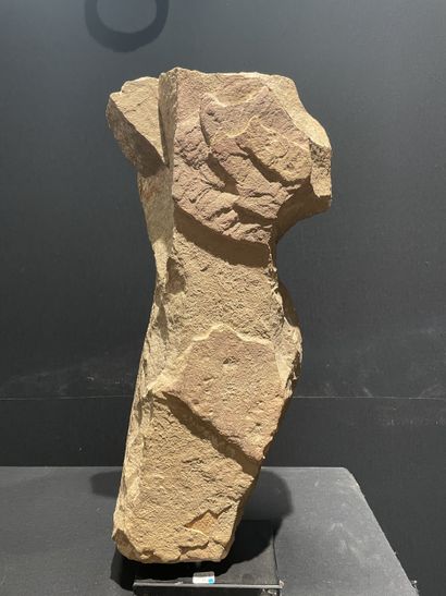 NORTHERN INDIA, 12th century. Headless female...