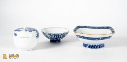JAPON, XIXème et XXème siècle.
Lot de porcelaines...