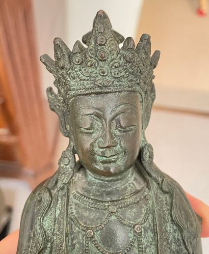 CHINA, Ming dynasty (1368 - 1644). Statuette...