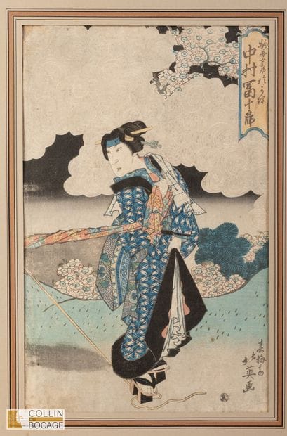 HOKU-EI, artiste de l'école d'Osaka* actif...