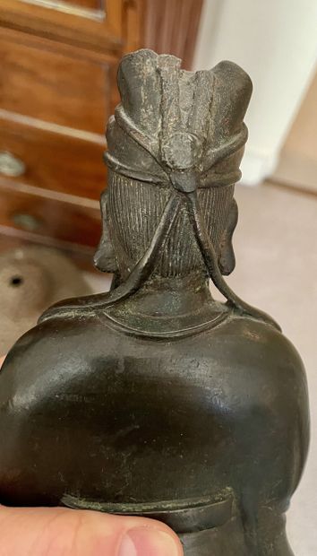 CHINA, Qing dynasty, 19th century. Statuette...