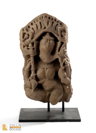 INDIA, 12th-13th century. 
Rare bas-relief...
