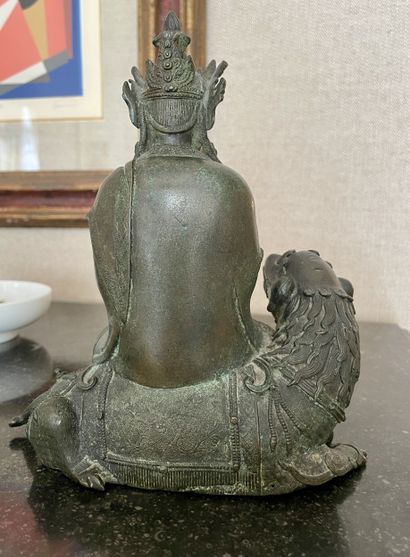 CHINA, Ming dynasty (1368 - 1644). Statuette...