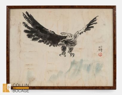 D’après Xu Beihong, XXème siècle. Encre sur...