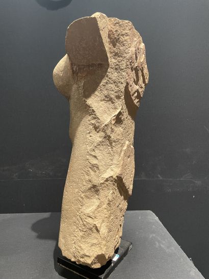 NORTHERN INDIA, 12th century. Headless female...