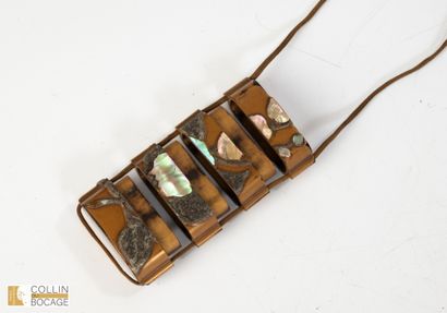 JAPON, époque Edo (1603-1868). Inro à 3 cases...