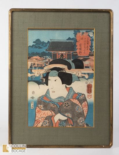 Utagawa KUNIYOSHI (1797-1861). Estampe représentant...
