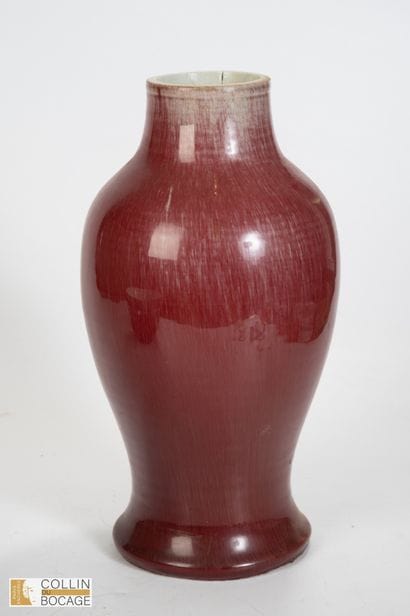 CHINA, 19th century.
Lot including
an oxblood...