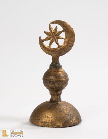 Ottoman Islamic alam, 19th century.
Gilded...