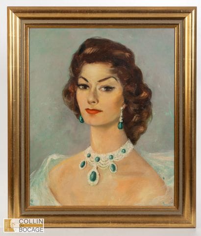 French school, c. 1955.
Portrait of H.I.H....