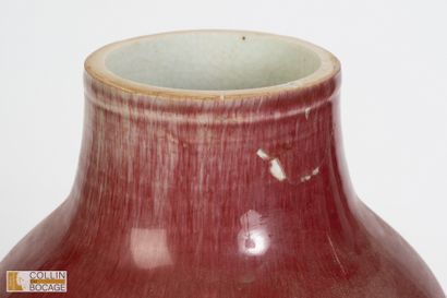 CHINA, 19th century.
Lot including
an oxblood...