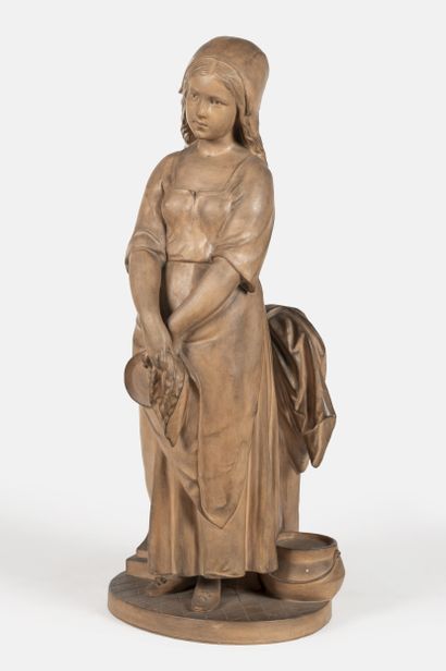 Nicolas Lecorney (1825-1884)
Jeune femme...